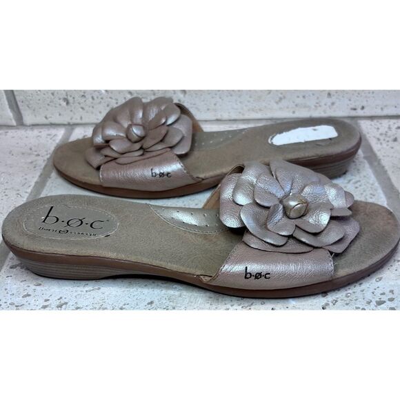 Boc Born Concept Windflower Gold Slip On Sandals Size 10 - Picture 11 of 13